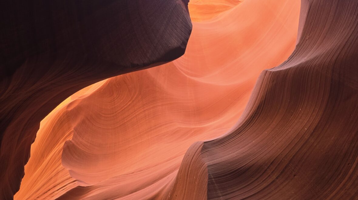 Hiking Through Antelope Canyon